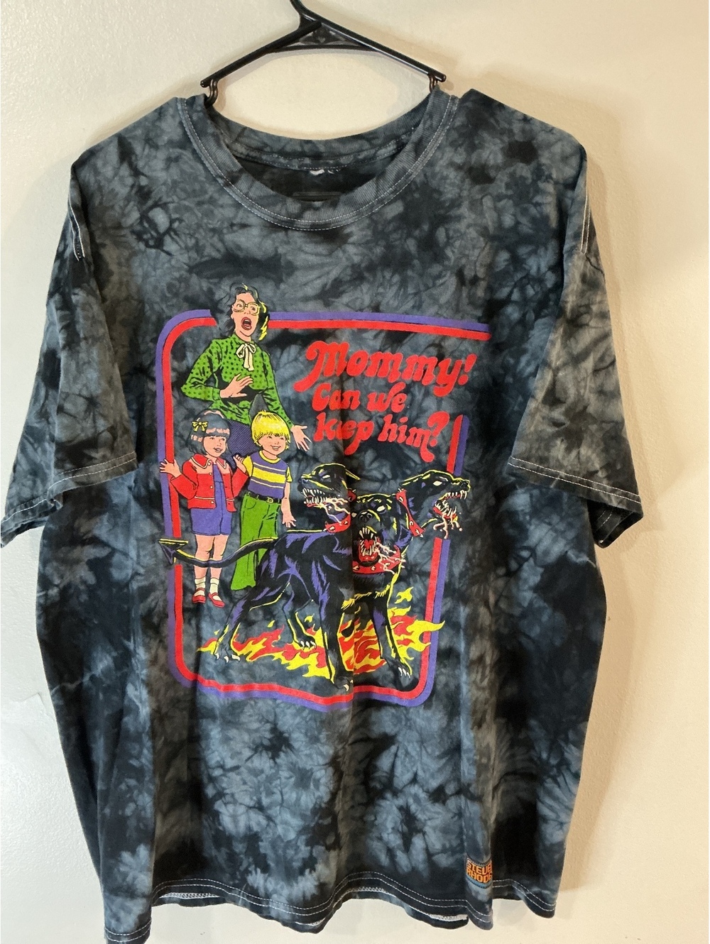 Steven Rhodes Tie Dye can we keep him? Shirt